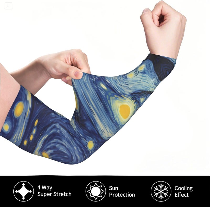 oyebn Arm Sleeves Outdoor Garden Sports Cooling Sun Sleeve for Women Men Farm - Image 3